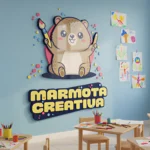 MC_aplicacion2 Identidad visual Marmota Creativa para taller de arte